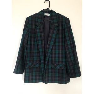 🔻Sold🔻Vintage 16 Alfred Dunner Wool Plaid Blazer